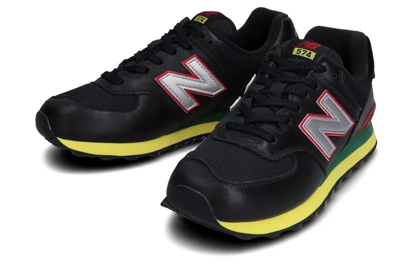 Lookbook New Balance 574系列 v2 減震防滑 低幫跑步鞋 炭黑色