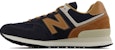 뉴발란스 574 시리즈 V2 블루/브라운 (New Balance 574 Series V2 Blue/Brown) ML574OT2