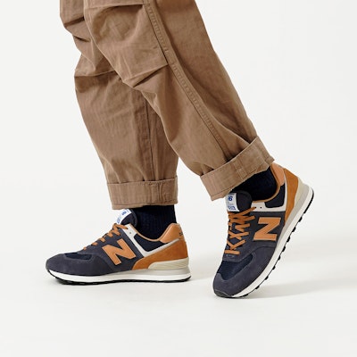 뉴발란스 574 시리즈 V2 블루/브라운 (New Balance 574 Series V2 Blue/Brown) ML574OT2 3