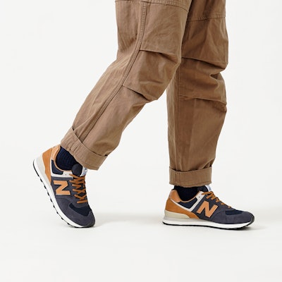 뉴발란스 574 시리즈 V2 블루/브라운 (New Balance 574 Series V2 Blue/Brown) ML574OT2 4