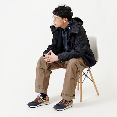 뉴발란스 574 시리즈 V2 블루/브라운 (New Balance 574 Series V2 Blue/Brown) ML574OT2 1