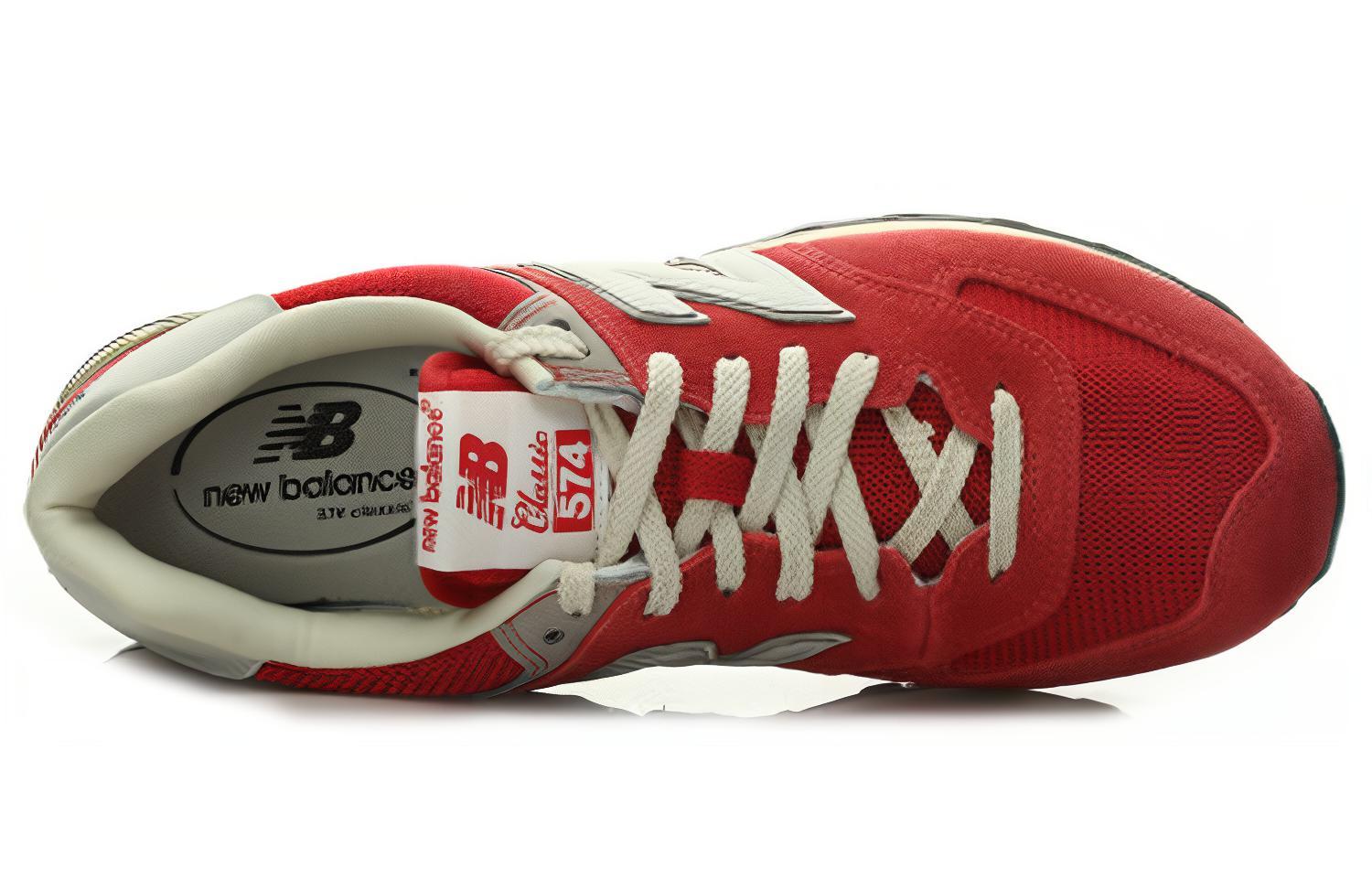 Lookbook New Balance 574系列 "Vintage Pack" 復古低筒跑步鞋 男女同款 紅色