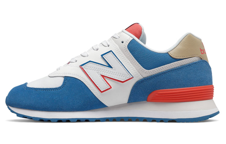 New Balance 574 White Blue Red ML574SCF