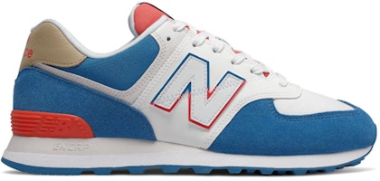 New Balance 574 White Blue Red ML574SCF Order New Balance 574 White Blue Red ML574SCF