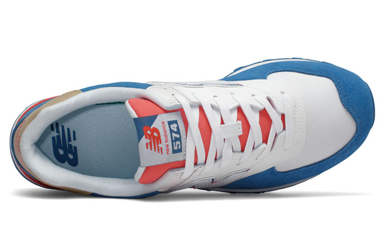 Lookbook 뉴발란스 574 화이트 블루 레드 (or) NB 574 흰/파/빨 ML574SCF