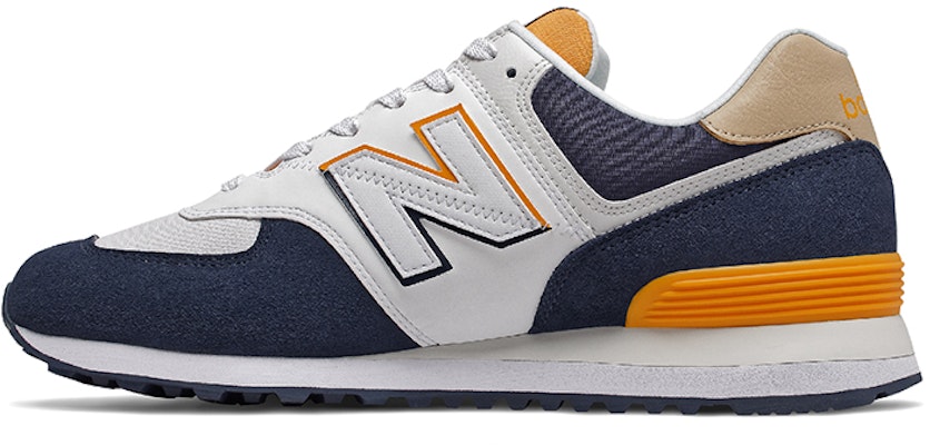 New Balance 574 White Navy Yellow ML574SUR Buy New Balance 574 White Navy Yellow ML574SUR