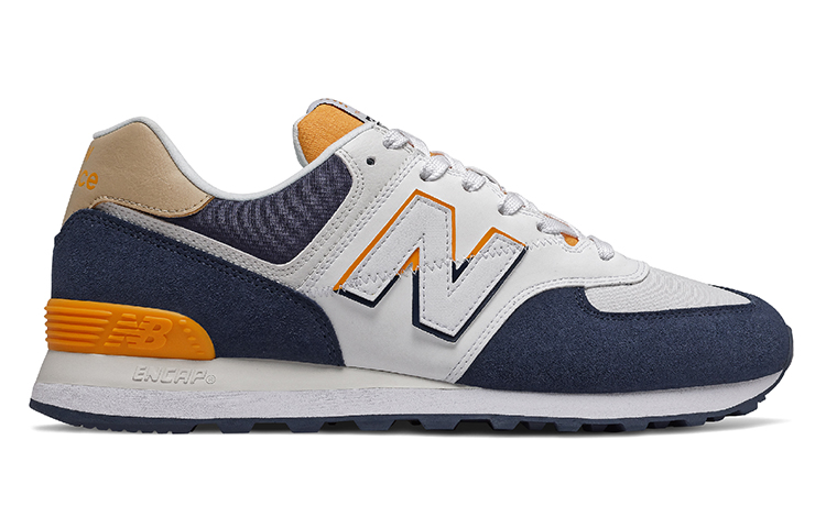 Order New Balance 574 白色 海軍藍 黃色 ML574SUR