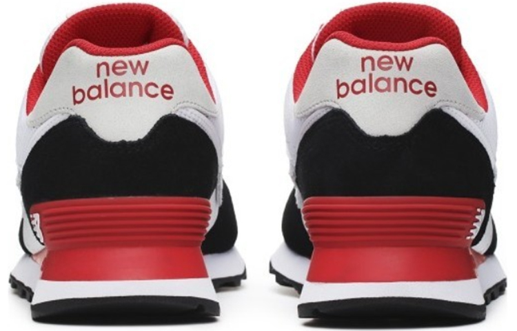 Shop New Balance 574 White Red Black ML574NSB
