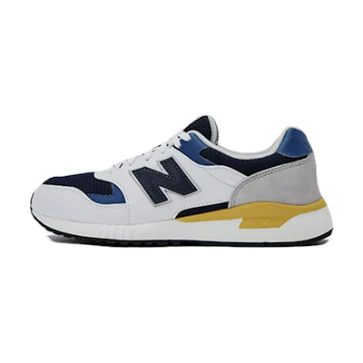 NB 574 White/Yellow/Blue