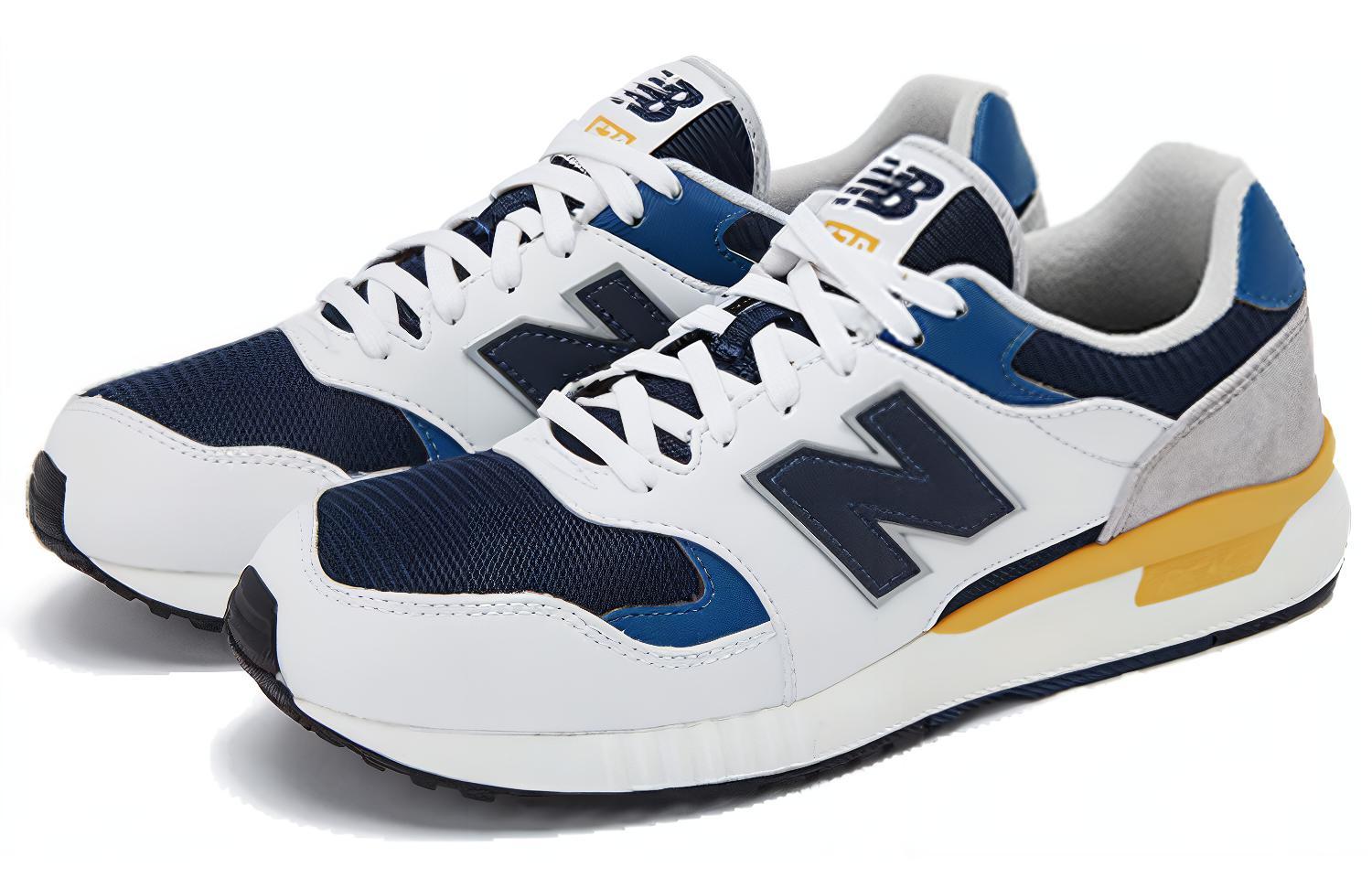 Lookbook New Balance 574 Putih/Kuning/Biru ML570ATS