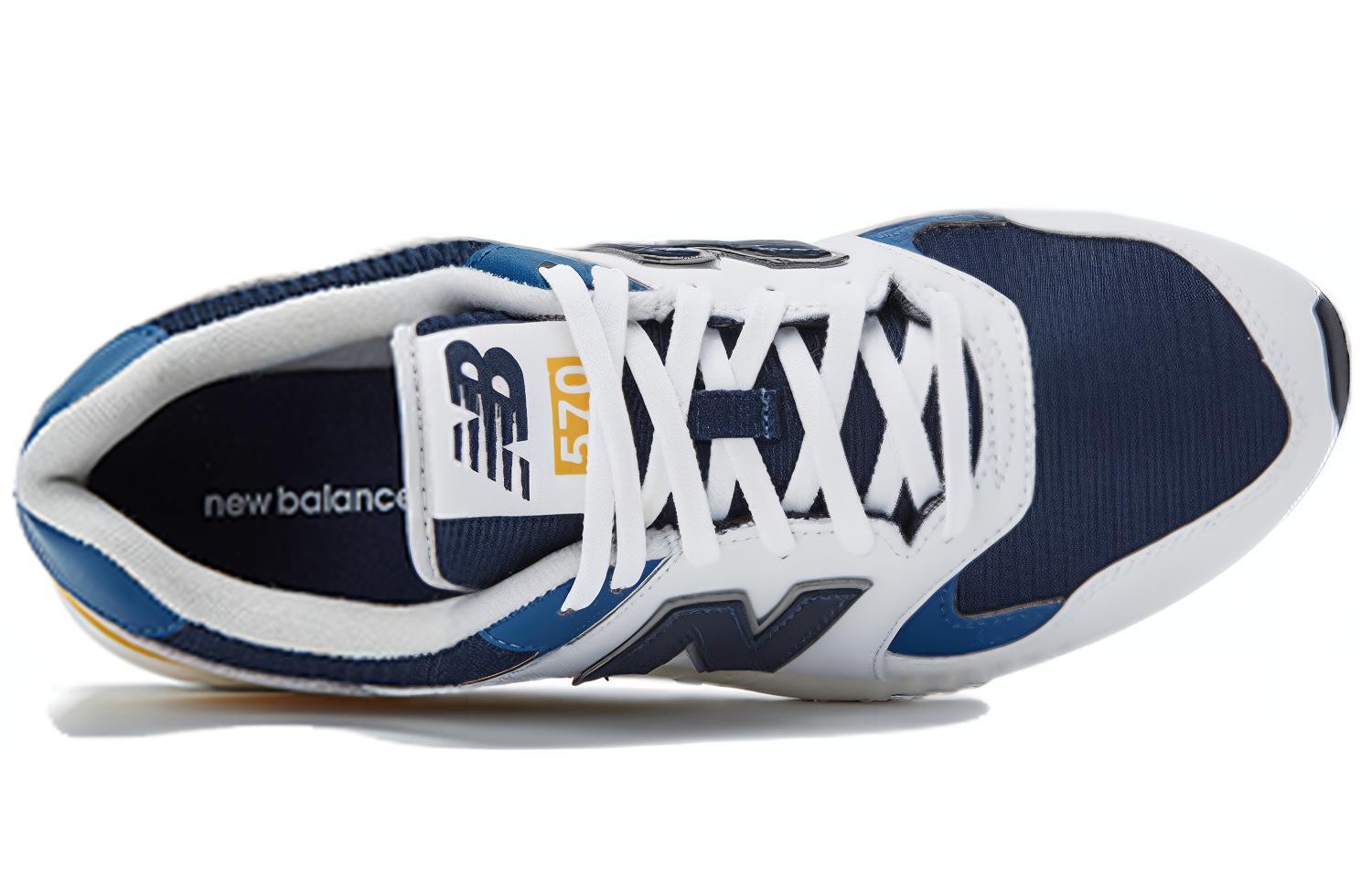 Shop New Balance 574 Putih/Kuning/Biru ML570ATS