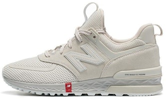 New Balance NB 574 Sport Sports Casual Shoes 'Ivory Red' MS574UTS New Balance NB 574 Sport Sports Casual Shoes 'Ivory Red' MS574UTS