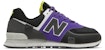 New Balance 574T 'Hitam Ungu' U574TY2