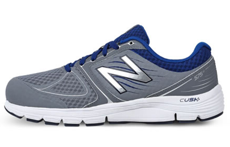 Buy New Balance 575系列 v2 舒適透氣低幫跑步鞋 灰藍