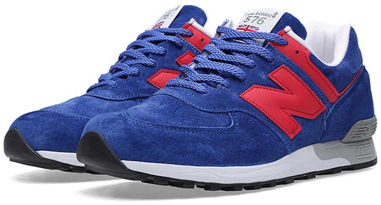 ニューバランス 576v 青/赤 M576SBR Lookbook ニューバランス 576v 青/赤 M576SBR