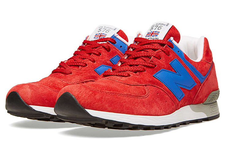 Lookbook ニューバランス 576v 赤/青「セメント」 M576SRB