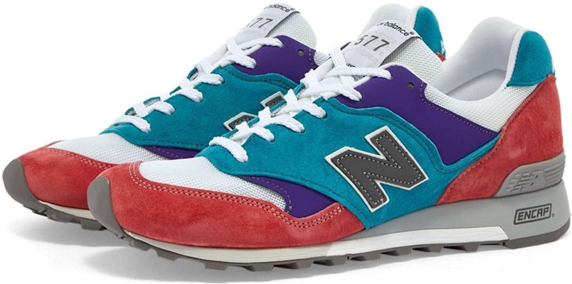 New Balance 577 Buatan England 'Sunrise Pack - Merah Jambu Teal' M577GPT Order New Balance 577 Buatan England 'Sunrise Pack - Merah Jambu Teal' M577GPT