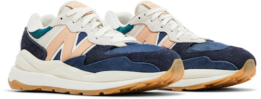 Cheap New Balance NB 5740 防震抗滑耐磨 低筒 跑步鞋 男款 米藍