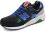 Lookbook New Balance 580 '黑蓝' MRT580HD
