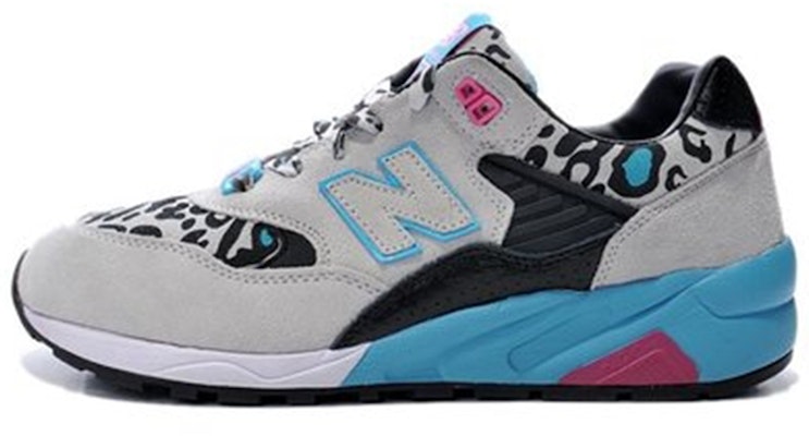 New Balance 580系列 舒適耐磨跑步鞋 男女同款 灰色 豹紋 Buy New Balance 580系列 舒適耐磨跑步鞋 男女同款 灰色 豹紋