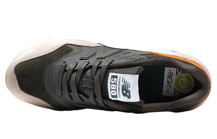 Lookbook 뉴발란스 580 그레이 오렌지 (New Balance 580 Gray Orange) MRT580NL