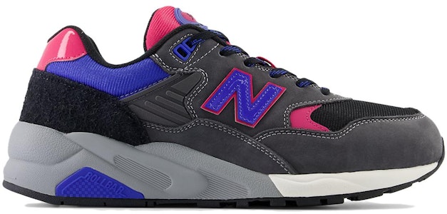 New Balance NB 580 耐磨 低幫 跑步鞋 男款 黑灰紫 Order New Balance NB 580 耐磨 低幫 跑步鞋 男款 黑灰紫