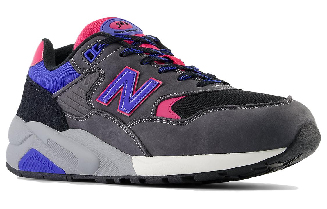 Lookbook New Balance NB 580 耐磨 低幫 跑步鞋 男款 黑灰紫