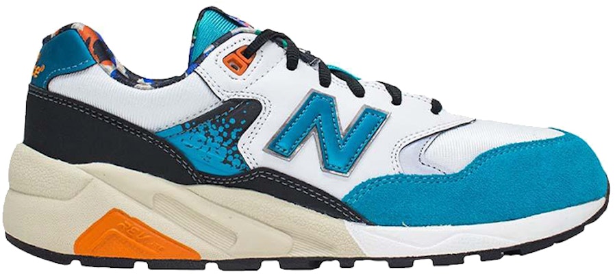 New Balance 580 'White Blue Yellow' MRT580HA Order New Balance 580 'White Blue Yellow' MRT580HA