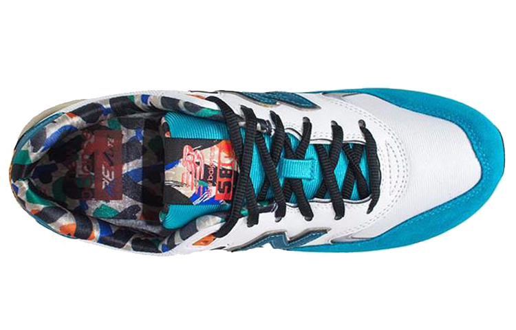 Lookbook New Balance 580 'White Blue Yellow' MRT580HA