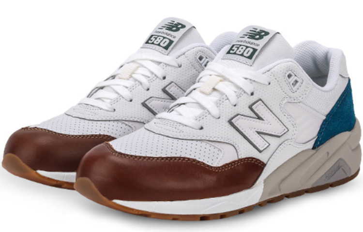 Lookbook ニューバランス580 D 白青茶 (Nyūbaransu 580 D Shiro Ao Cha) MRT580NM