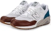 Lookbook ニューバランス580 D 白青茶 (Nyūbaransu 580 D Shiro Ao Cha) MRT580NM