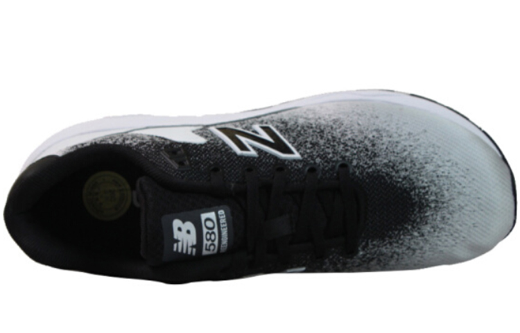 Shop New Balance NB 580 低筒 跑步鞋 男女款 黑灰色 D寬