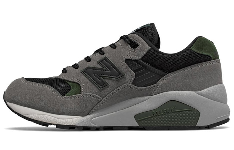 Buy New Balance 580 Potongan Rendah Hitam/Kelabu MT580RC