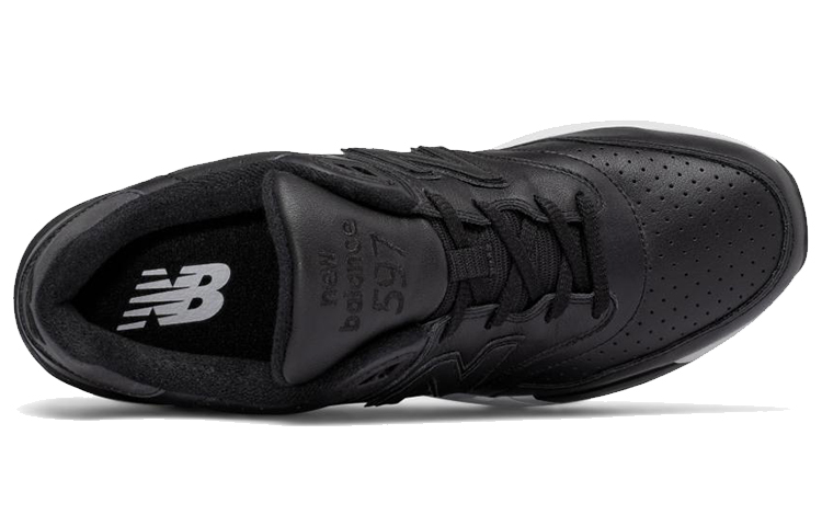 Lookbook New Balance 597 Kulit 'Hitam Putih' ML597BLL