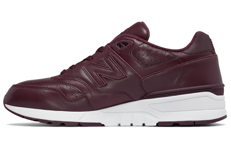 New Balance 597 Leather 'Wine Red White' ML597BUL