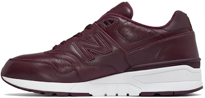 New Balance 597 Leather 'Wine Red White' ML597BUL New Balance 597 Leather 'Wine Red White' ML597BUL