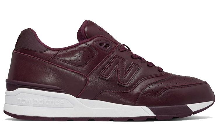 Order New Balance 597 Cuir ''Rouge Vin Blanc'' ML597BUL