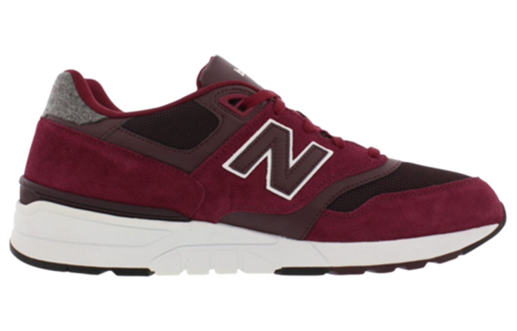 Order New Balance NB 597 復古百搭運動 低幫 跑步鞋 男款 深紅色