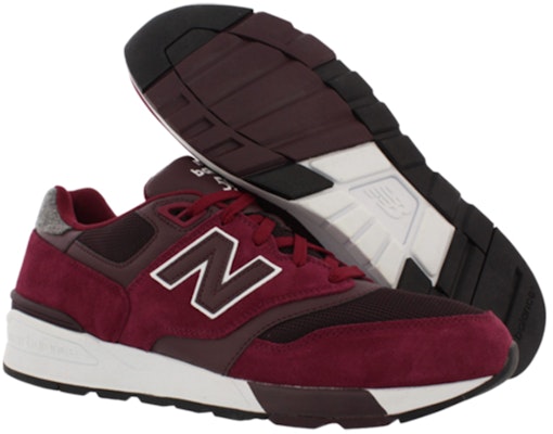 New Balance NB 597 復古百搭運動 低幫 跑步鞋 男款 深紅色 Lookbook New Balance NB 597 復古百搭運動 低幫 跑步鞋 男款 深紅色