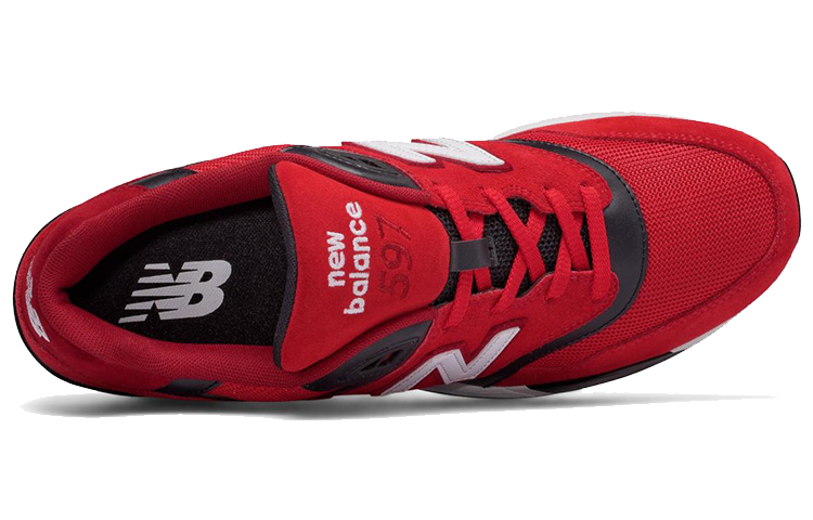Lookbook Sneakers New Balance 597 Seri Merah/Hitam ML597GSB