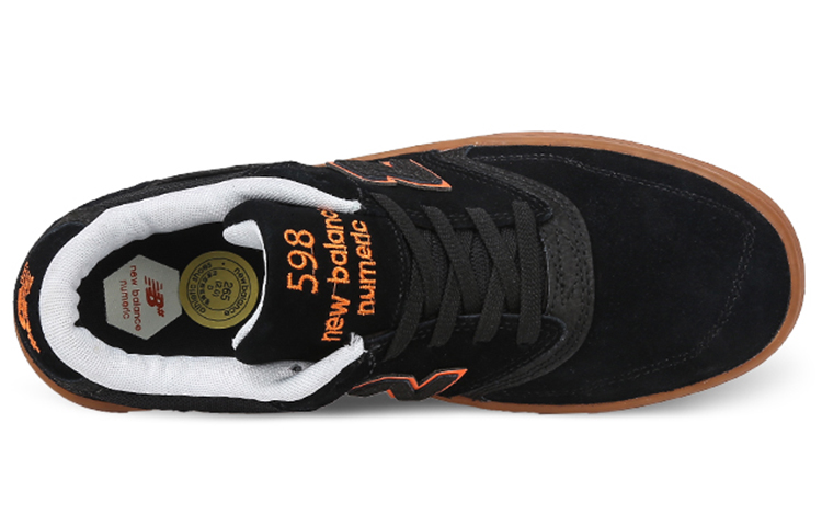 Order New Balance 598 Atmungsaktiv Leicht Strapazierfähig Low-Top Skate-Schuh Schwarz NM598BMG