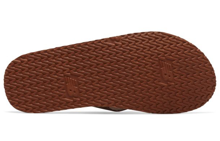 Shop New Balance 6078 Series Klassieke Teenslippers Minimalistisch Casual Bruin M6078BRGM