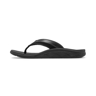 NB 6100 Series Pinnacle Minimalistic Casual Flip-Flops Black 'Cement'