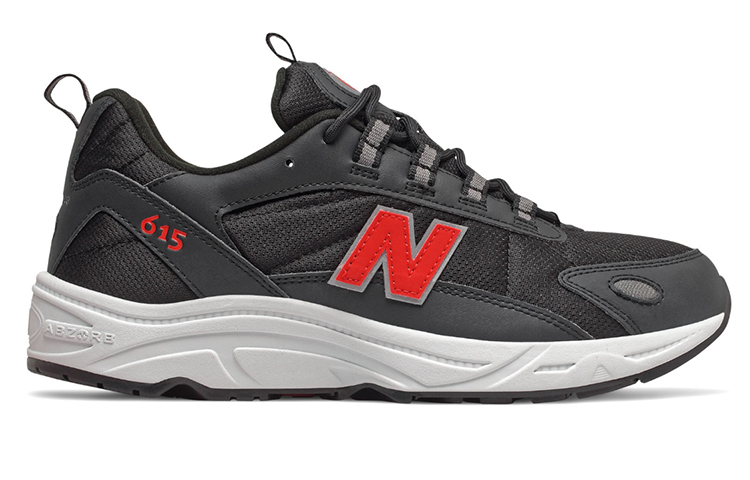 Order New Balance 615 D-Wide Nero/Rosso ML615DB