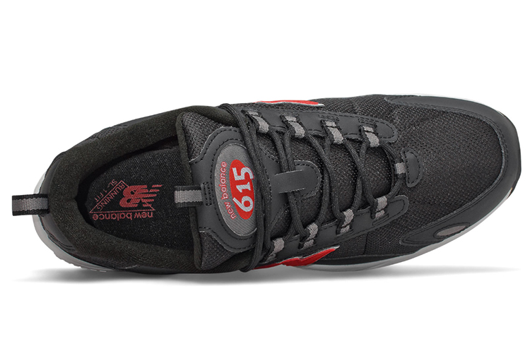 Lookbook New Balance 615 D-Wide Nero/Rosso ML615DB