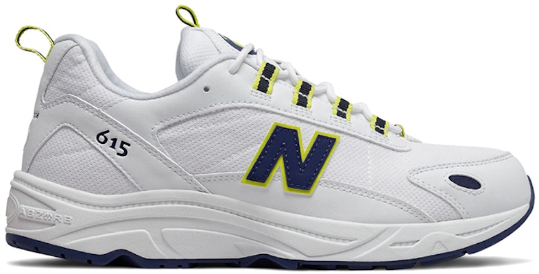 New Balance 615 D-Wide White/Blue/Yellow ML615DA Order New Balance 615 D-Wide White/Blue/Yellow ML615DA