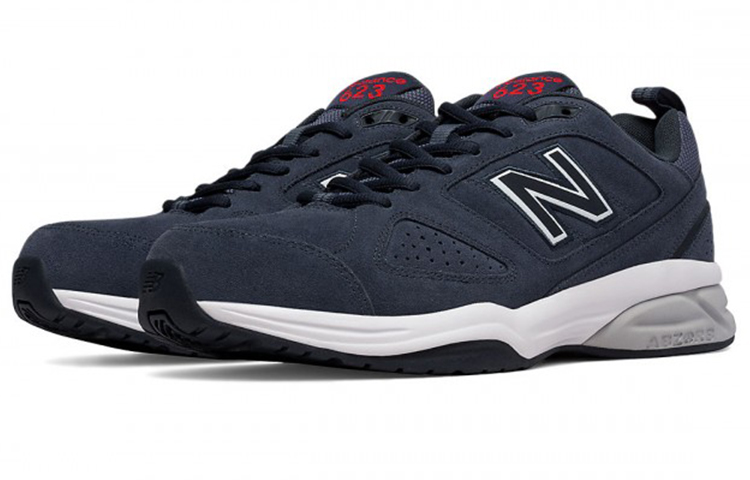 Lookbook New Balance 623 V3 Suede Trainer 'Biru' MX623CH3