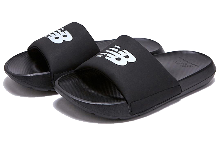 Lookbook New Balance 6301系列休闲男女黑白韩版拖鞋 '黑白' SD6301GBK