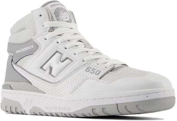紐巴倫 NB 650 舒適百搭 耐磨 中幫 復古籃球鞋 男款 灰白 Lookbook 紐巴倫 NB 650 舒適百搭 耐磨 中幫 復古籃球鞋 男款 灰白