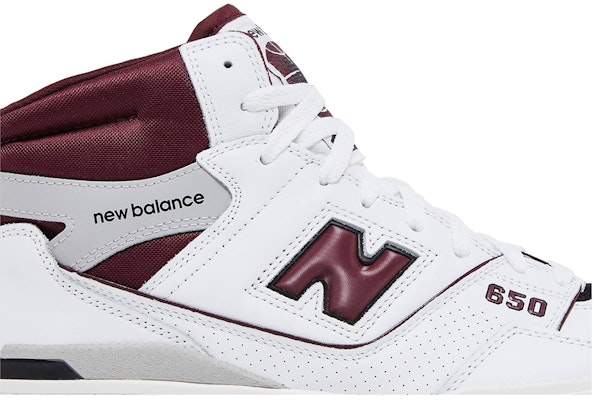 New Balance 650R 'White Burgundy' BB650RCH Order New Balance 650R 'White Burgundy' BB650RCH